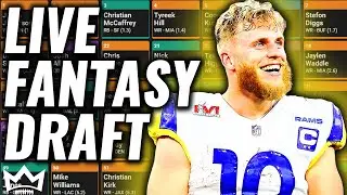 A LIVE 2023 Fantasy Football Draft