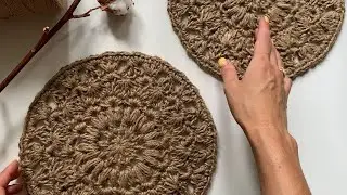 openwork circle for a bag. napkin. SHODDI