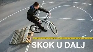 TAKMICENJE U SKOKU U DALJ BICIKLAMA !!