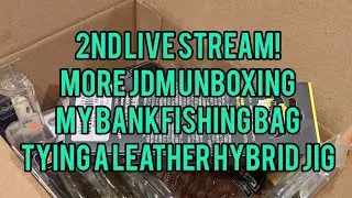 2nd Stream! Giveaway Details, More JDM baits, Tying a Leather Hybrid Jig