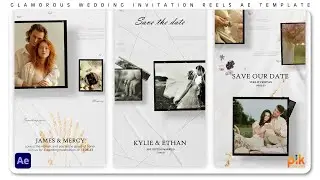 Glamorous Wedding Invitation Reels &Stories - After Effects Template | Free Download | Pik Templates