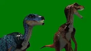 Green Screen dinosaur Danger Atek.