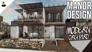 LifeAfter: Manor Design - Modern Orchard | Single Manor | Tutorial