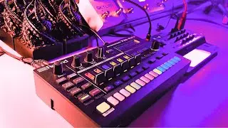 Sad Melodic Techno Jam | Shining in the Dark | Behringer Pro VS Mini & Roland TR-6 & Microcosm