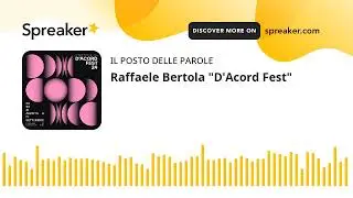 Raffaele Bertola "D'Acord Fest"