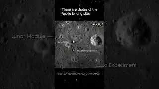 Apollo landing sites. orbital photos #science #space #moonlanding #apollo