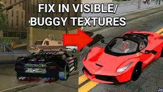 How To Fix Invisible/ Buggy Texture in GTA SA Android | Remove TXD tool errors