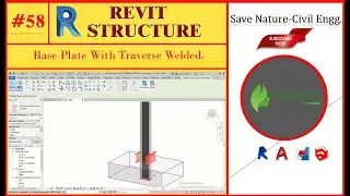 #58. How to Provide Base Plate With Traverse Welded Connection in Revit.| Revit Structure For Free.