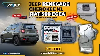 How to Install and Program Goldcar Steering Lock Emulator Jeep Cherokee KL Renegade Fiat 500 Egea