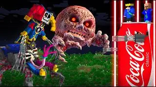 COCA-COLA Vs FAMOUS SCARY MONSTERS In Minecraft!