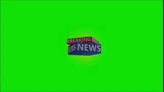 BREAKING NEWS - Green Screen Effect