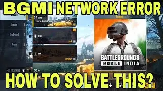 BGMI NETWORK ERROR | HOW TO SOLVE THIS ? BGMI NETWORK PROBLEM SOLUTION ALL DEVICE