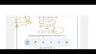 Lec-9 : Question :calculate circulation u=x+y & v=x^2-y | Fluid Mechanics