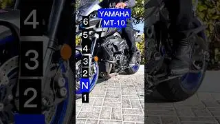 Maximum speed for each gear on a Yamaha MT-10