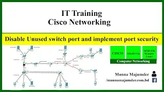 Configure Switch port security | cisco firewall installation part 06