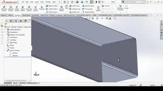 Solidworks Surface Sweep Feature | Solidworks Surface Tutorials | Solidworks |