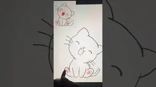 Let’s Draw To Same But So Easy 😺 #drawing #art #short #artwork #drawingandcolouringforkids