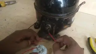how to test a compressor without relay in english