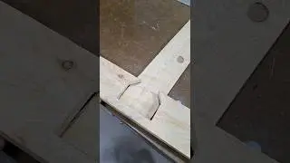 High Strength Woodworking T-Jonit Tips #howto #tutorial #diy #shorts #youtubeshorts #carpentry