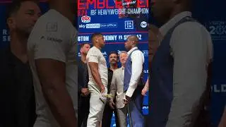 Anthony Joshua & Daniel Dubois SQUARE-OFF at the launch press conference! 🍿