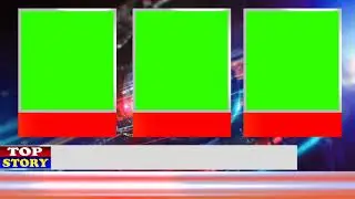News Talk Show Free Green Screen Frame