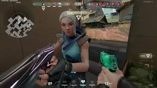 The first Valorant game I recorded with WIF