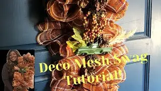 We’ve Got Swag! Step by Step Deco Mesh Tutorial/Chat Pt1! #wreathtutorial #fall #diyfallwreath 2024