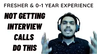 Not getting interview calls From Naukri, LinkedIn | Frontend Roles | Fresher off campus| Do This