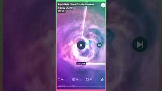 🤯 Sound Of A BLACKHOLE Is Scary | Space Sounds #shorts