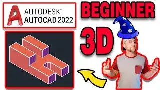 AutoCAD 2020 21 22 - 3D BEGINNER - #3