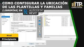 How to configure the location of the templates and families (libraries) in Revit? | Tutorial