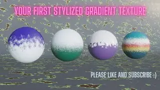Your First Stylized Gradient Texture: Easy Blender Tutorial for Beginners!