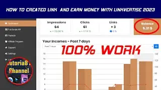 How to created Link in Linkvertise and get money 2023