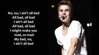 Justin Bieber - All Bad [Lyrics on Screen]