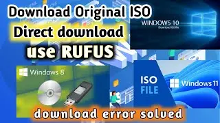Original windows 10 11 8 iso download problem solved