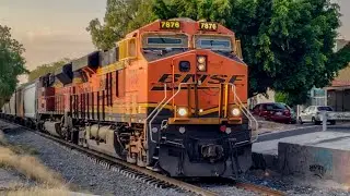 ¡BNSF ES44DC's, SD70ACe y AC44C4M al sur! | Tren Carrusel a Apaseo
