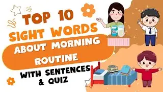 Top 10 Sight Words about Morning Routine