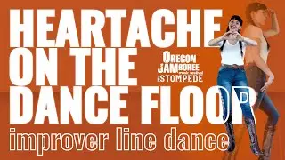 "HEARTACHE ON THE DANCE FLOOR" Line Dance Demo | Stephen Pistoia | Oregon Jamboree