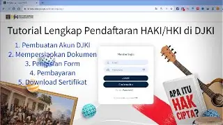 Tutorial Lengkap Pendaftaran HAKI di DJKI Terbaru