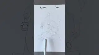 Бо Синн | 10 мин vs 1 час [АSMR] #drawing #asmrart #портрет