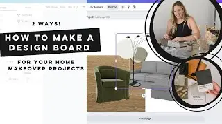 How To Make A Design Board | 2 Ways to Plan Your Room Makeover!
