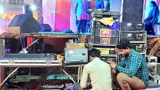 live sound setup in Bhagwat कथा