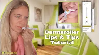How To Plump Lips |How To Derma rolling / Stamp Lips