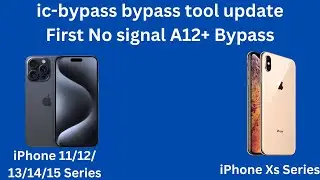 First no signal A12+ bypass with ic-bypasstool (Paid)