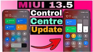 MIUI 13.5 Control center not showing | How to Enable Xiaomi MIUI 13.5 Control center |MIUI13 Control