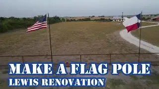 How to make a flag pole