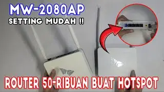 Cara seting router murah untuk hotspot mikrotik MW2080AP 50 ribuan