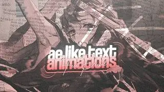 10+ AE Inspired Popular Text Effects & Animations Pack on Alight Motion