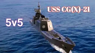 Modern Warships : USS CG(X)-21 Battle Cruiser 5v5 online Sea Battles gameplay