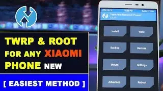 Twrp Recovery For Xiaomi Devices | Insatll twrp on any redmi device|hacker cracker 007